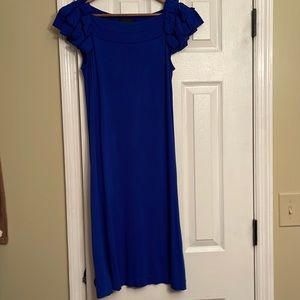 Cynthia Rowley royal blue dress small super soft New $89.00 Anthropologie